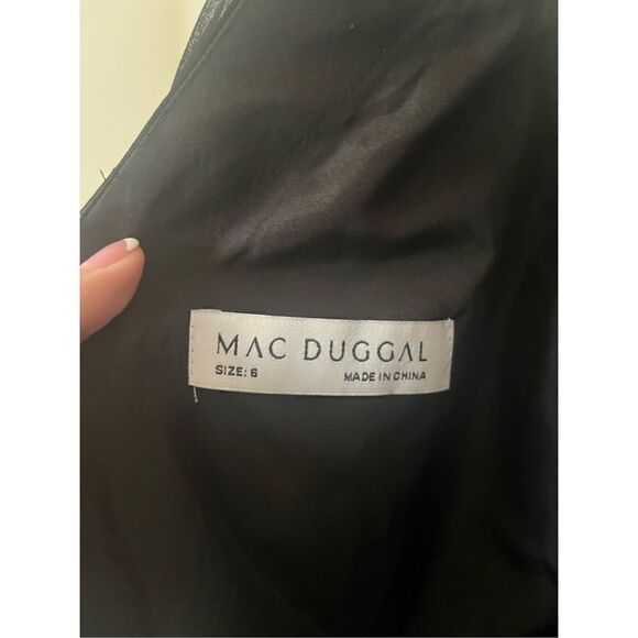 Mac Duggal Ruffle Asymmetric Sheath Dress NEW - Picture 11 of 11